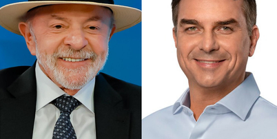 Pesquisa BTG-Nexus: Lula tem 42% das intenções de voto no 1º turno, Flávio Bolsonaro, 37% Foto: Ricardo Stuckert/Divulgação - Campanha Flávio Bolsonaro