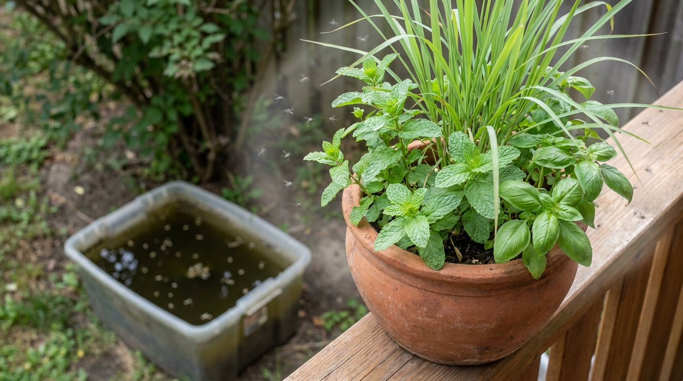 A planta que promete afastar mosquito funciona mesmo? Citronela, hortelã e manjericão soltam óleos que atrapalham o inseto por perto do vaso, mas especialistas lembram que o efeito é pequeno e local: sem tirar a água parada do quintal, o vaso na varanda não muda nada na conta do fim do mês