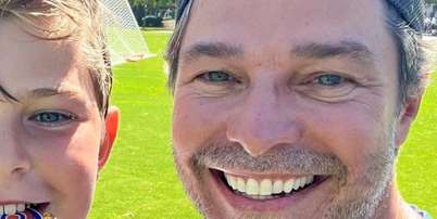 Erik Marmo com o filho Foto: Reprodu&ccedil;&atilde;o/Instagram / M&aacute;rcia Piovesan