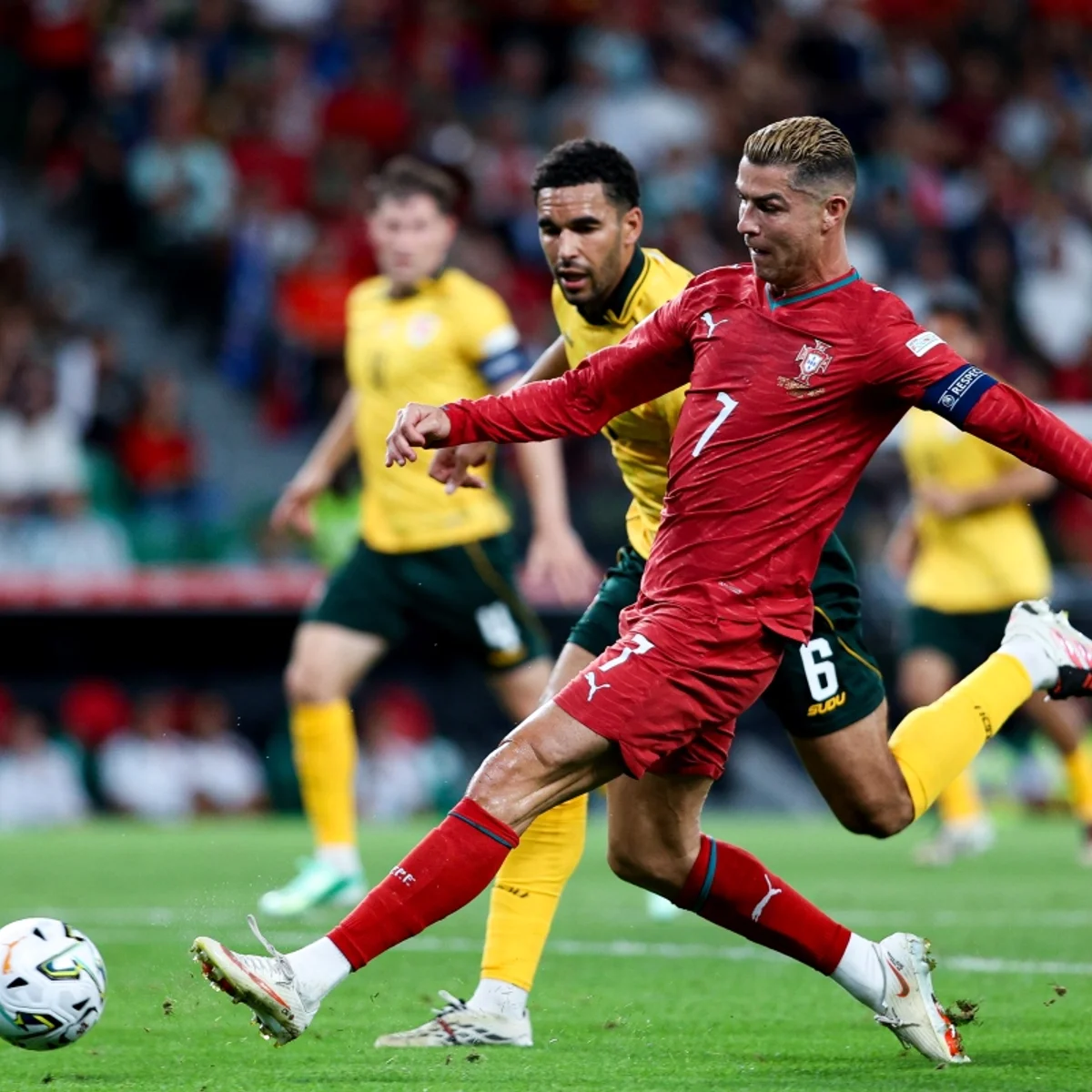 Portugal vence País de Gales na Nations; Cristiano Ronaldo tem gol anulado