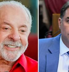 Os candidatos Luiz Inácio Lula da Silva (PT) e Flávio Bolsonaro (PL) Foto: Ricardo Stucker/PR | Agência Senado