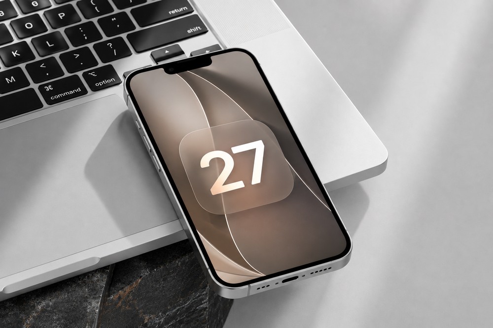 iOS 27 foi lançado simultaneamente para todos os aparelhos compatíveis — Foto: Reprodução/Pexels/Apple/Editada com IA
