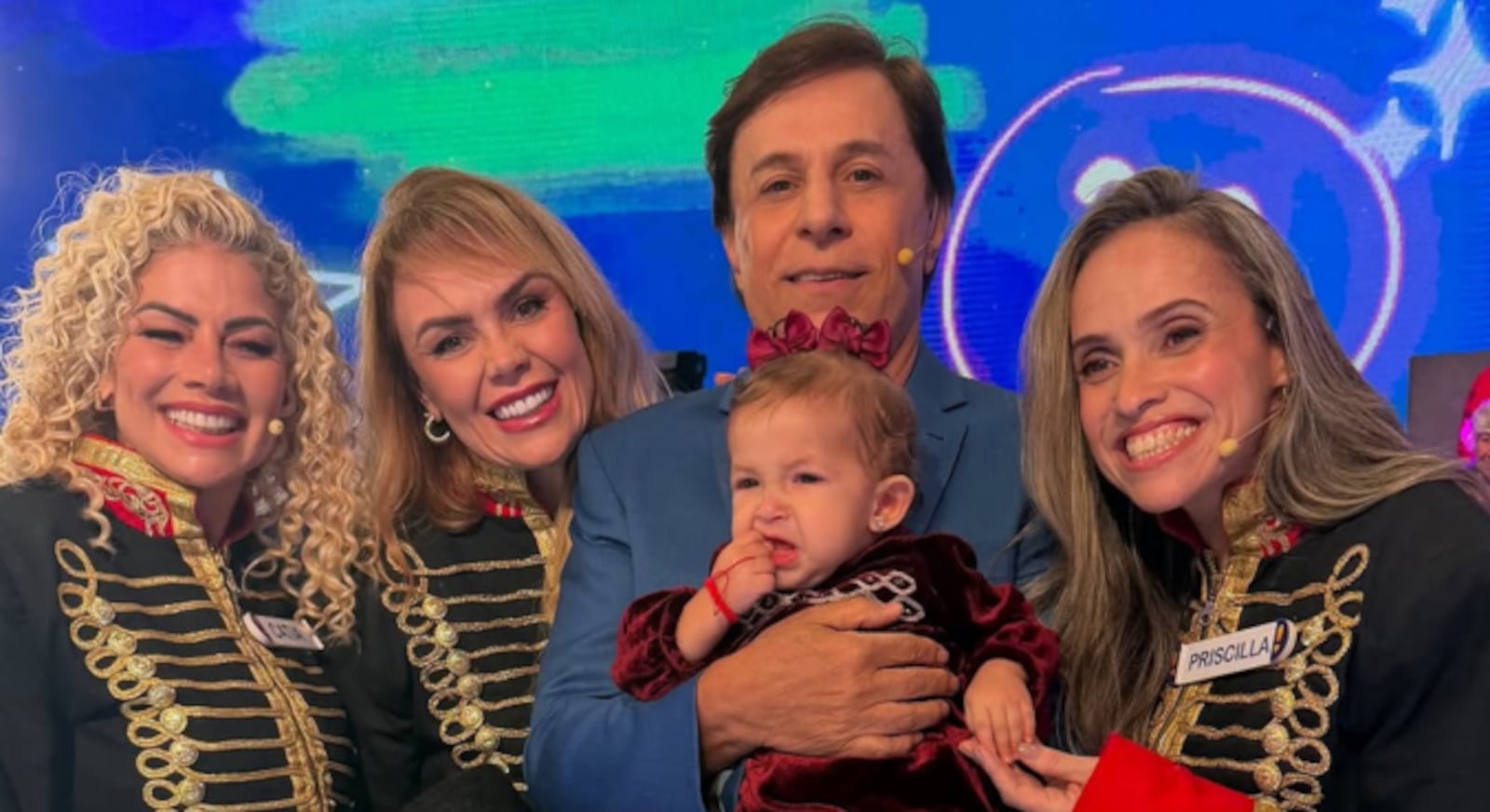 Cátia Paganote, Ana Paula Almeida e Priscilla Couto encontraram Tom Cavalcante e Antonella Reprodução/Instagram