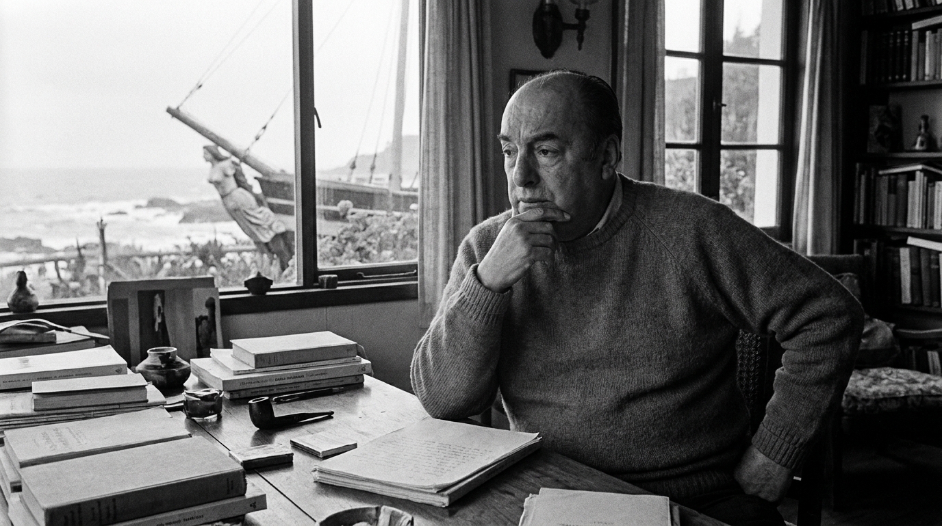 Pablo Neruda, escritor chileno: “A criança que não brinca não é criança, mas o homem que não brinca perdeu para sempre a criança que vivia nele”