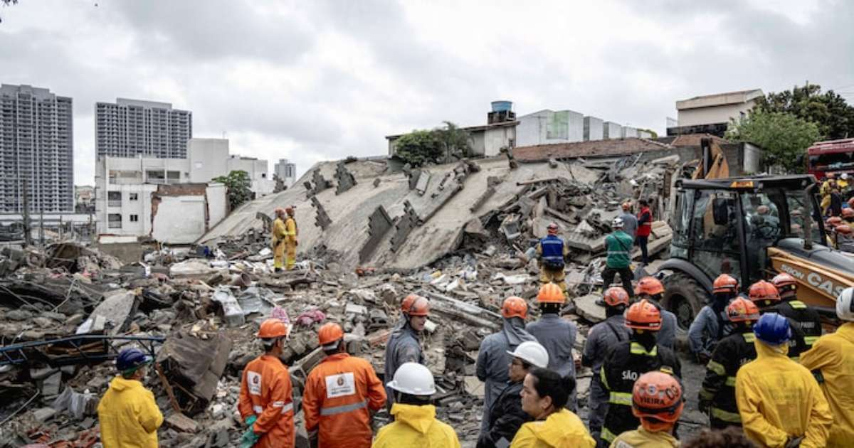 Fiscal da Prefeitura de SP diz que não chegou a entrar no prédio que desabou na Penha, na Zona Leste, durante vistoria