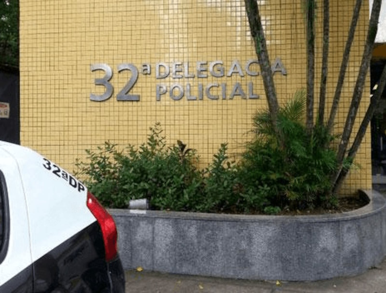 Suspeito foi levado para a delegacia Reprodução/ Polícia Civil