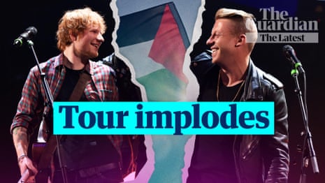 Ed Sheeran support acts quit after Macklemore ‘Free Palestine’ row - The Latest