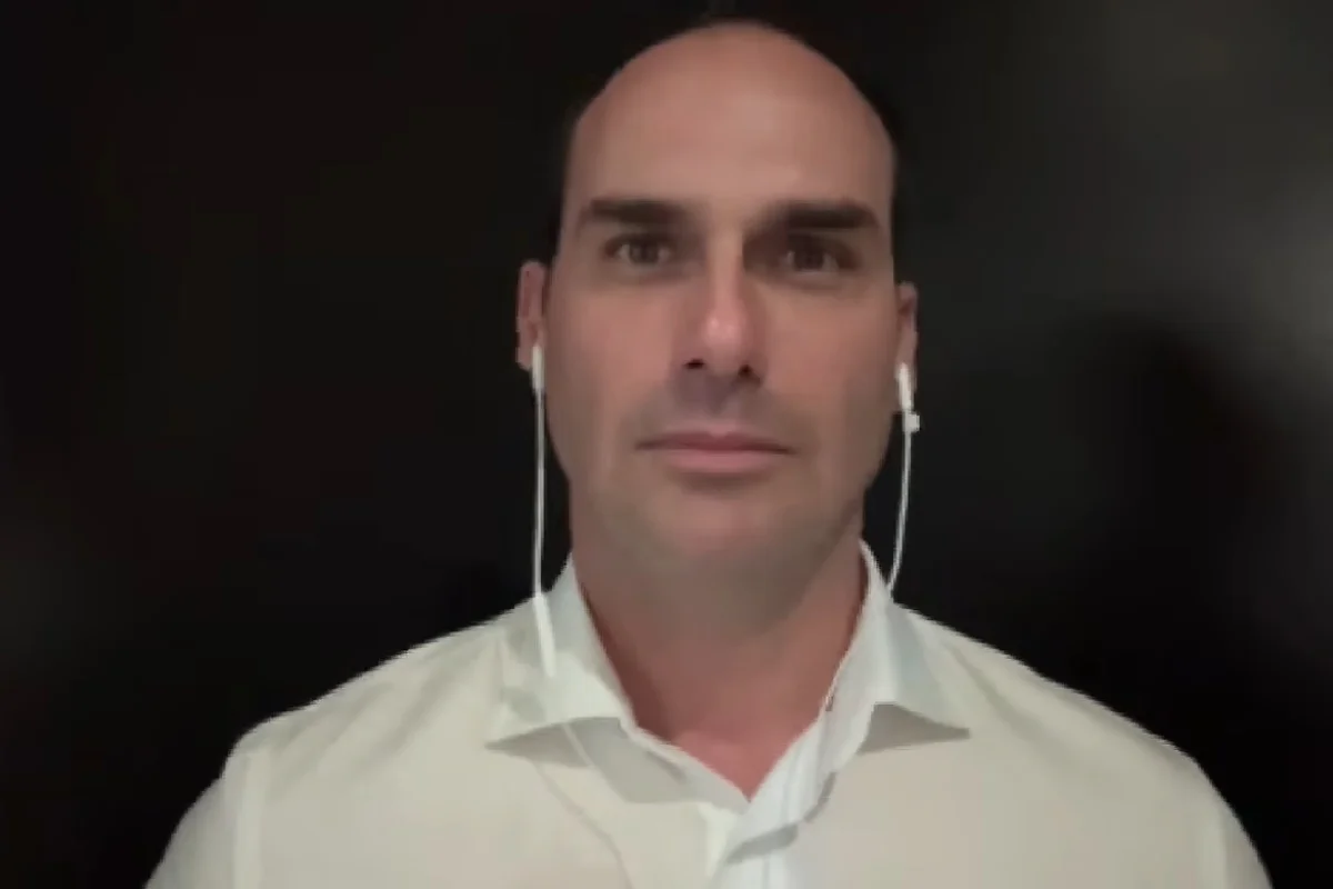 Eduardo Bolsonaro participou de programa na imprensa argentina