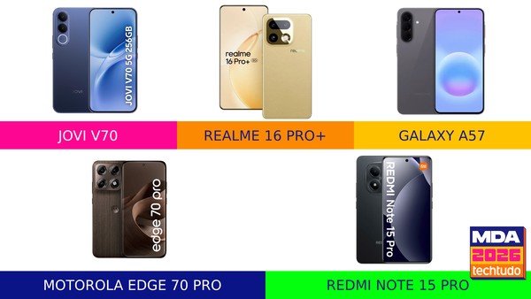 Melhor celular intermediário de 2026: conheça finalistas e vote no MDA
