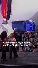 Carol Biazin e Joyce Alane cantam "Tudo Com Você"