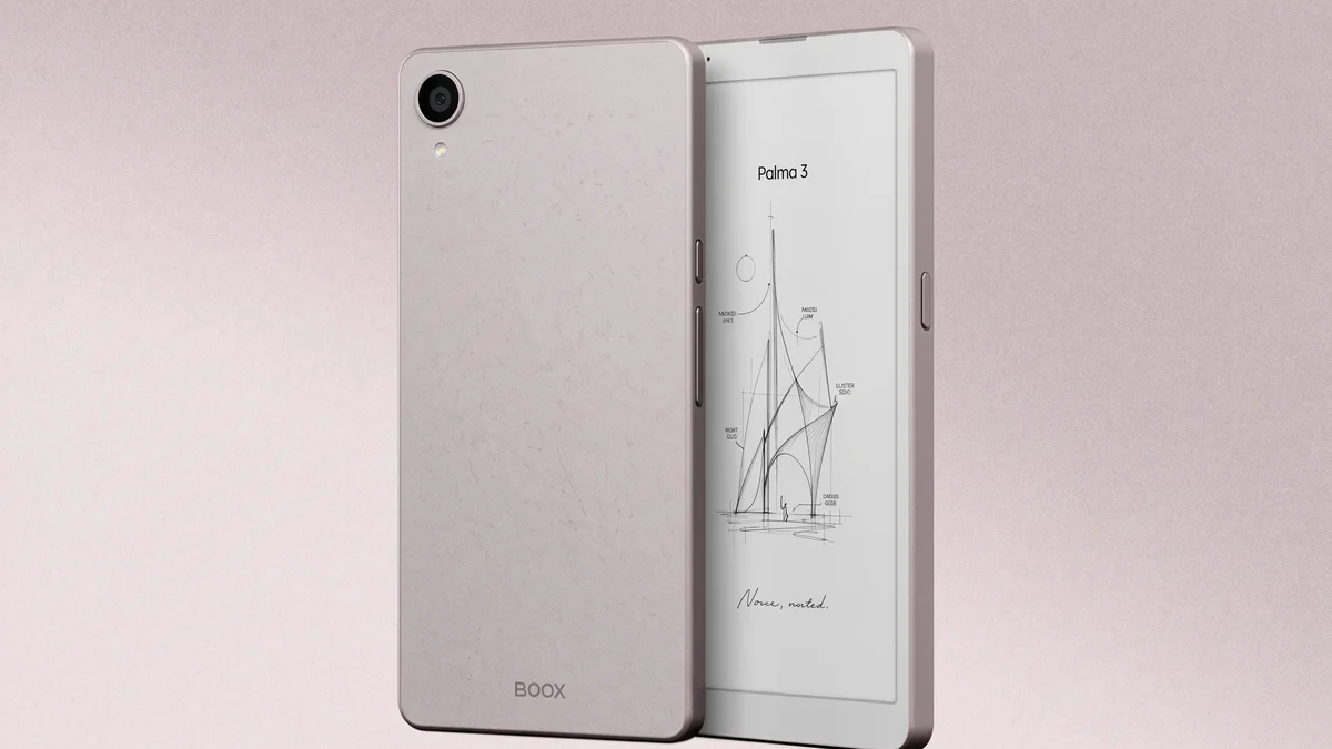 Imagem da matéria: Novo “Kindle com câmera” da Boox parece mais celular que e-reader