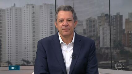 Fernando Haddad (PT) fala sobre Educação em SP em entrevista à TV Globo