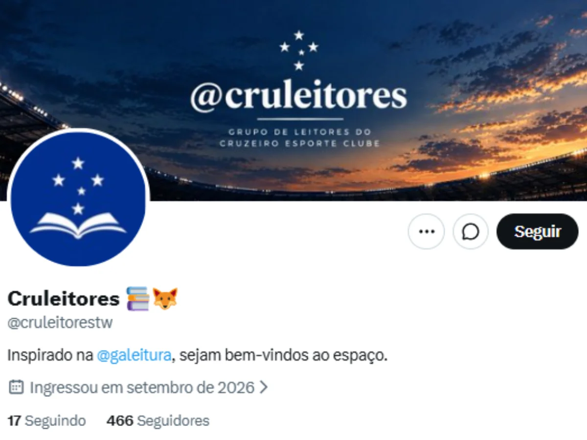 Cruleitores: clube de leitura de torcida do Cruzeiro é apagado após ataques