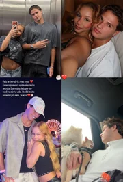Flavia Saraiva publicou várias fotos ao lado de Felipe Carneiro e se declarou