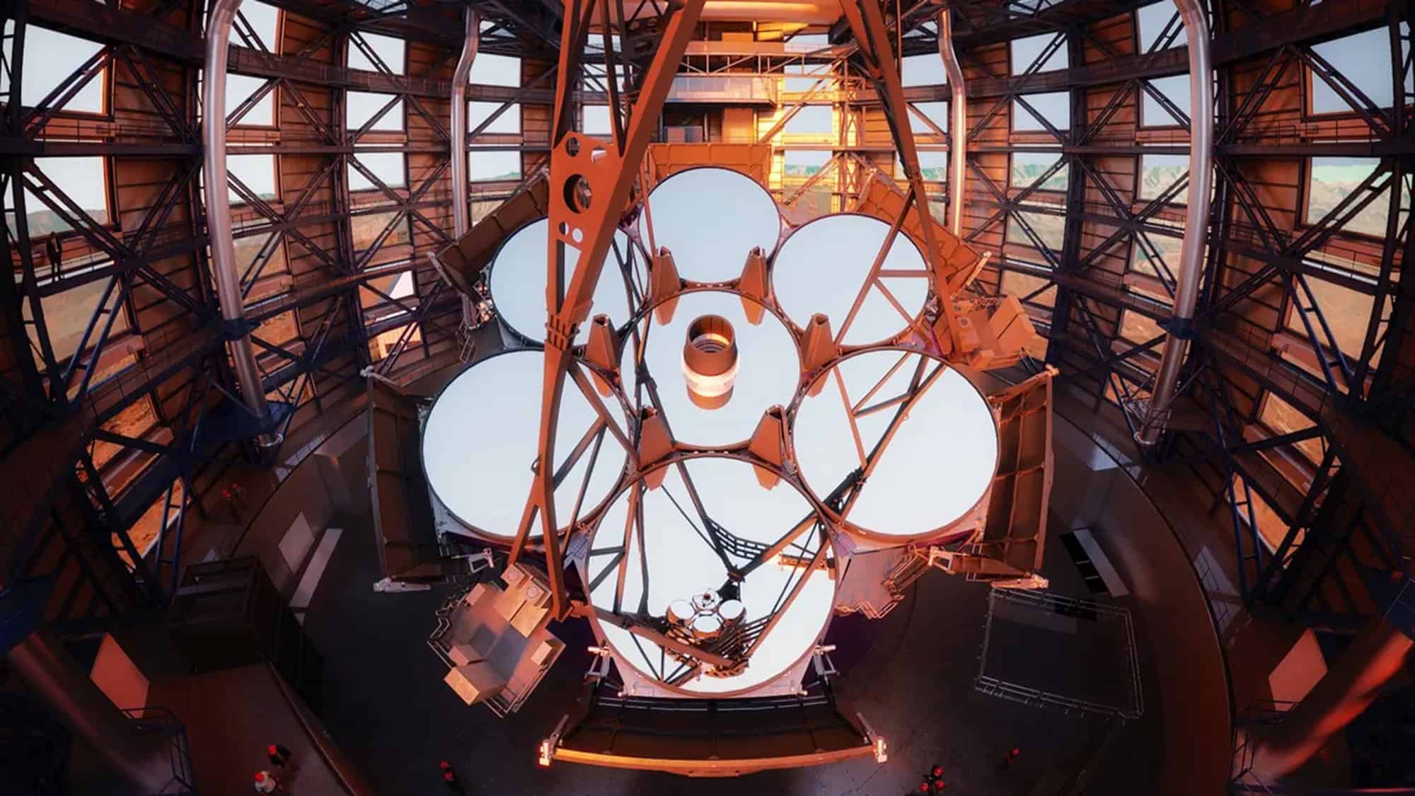 Equipamentos do novo telescópio