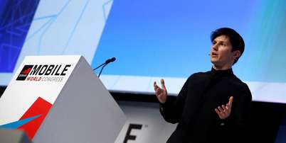 O fundador e diretor-presidente do Telegram, Pavel Durov. Foto: © Albert Ge / Reuters / RFI