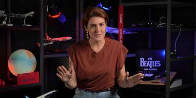Mila Seidl fez vídeo no canal Aviões e Músicas, do marido Lito Sousa Foto: Reprodução/YouTube
