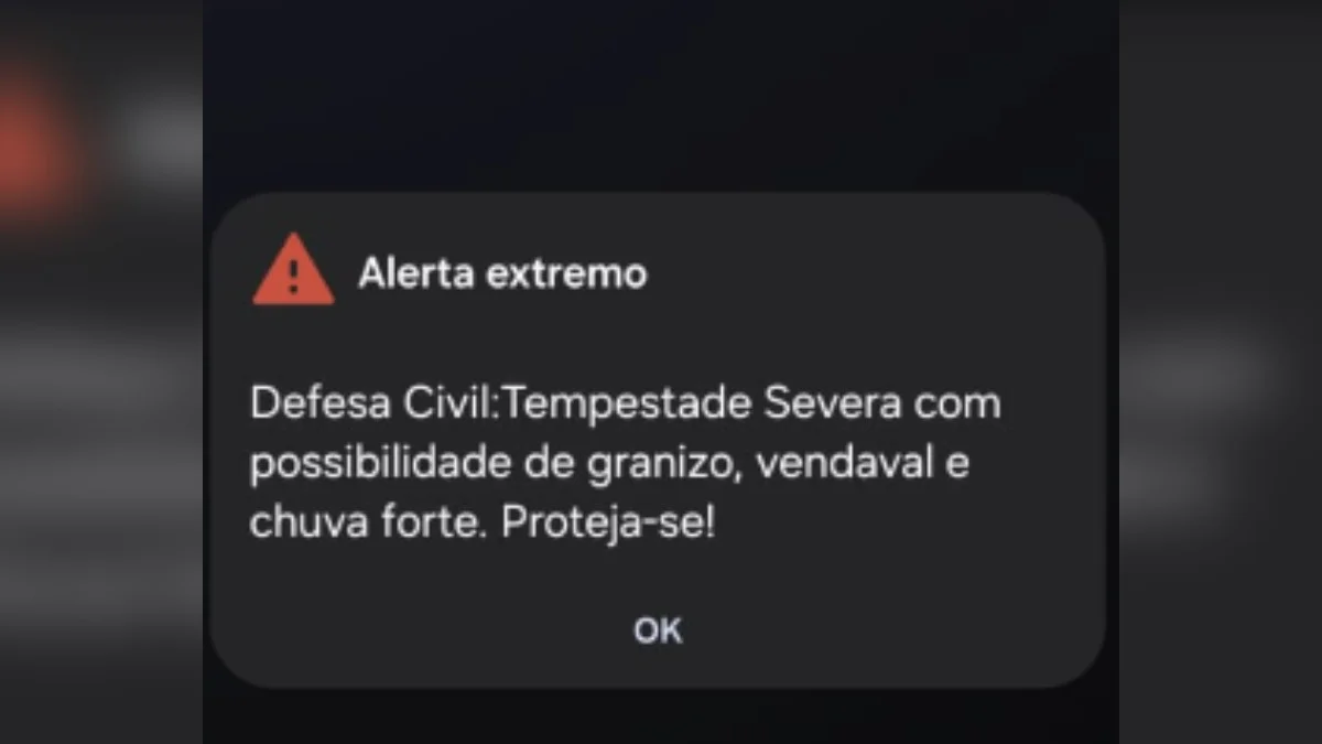 Chuva forte, vendaval e granizo: moradores de BH recebem 3 alertas seguidos