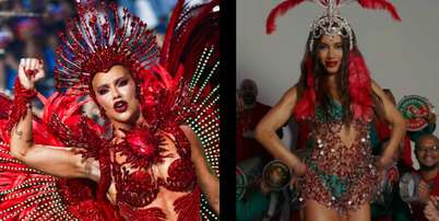 Virginia deixou o posto de rainha de bateria da Grande Rio e Anitta foi anunciada para 2027 Foto: Reprodução/Instagram
