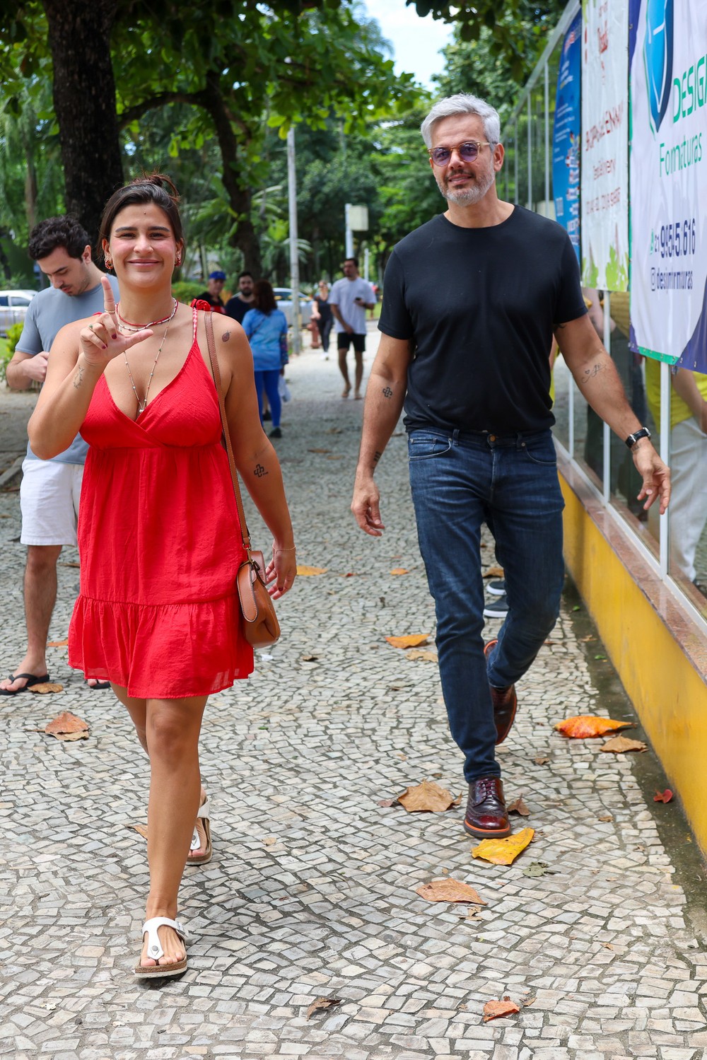 Otaviano Costa e Giulia Costa — Foto: Thiago Mattos/AgNews
