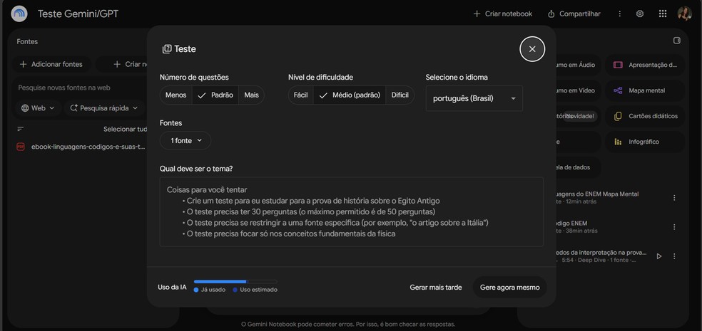 NotebookLM: 7 funções que vão fazer você trocar o ChatGPT pela IA do Google