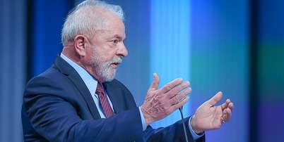 Lula durante debate da TV Globo em 2022 Foto: Divulga&ccedil;&atilde;o/Ricardo Stuckert