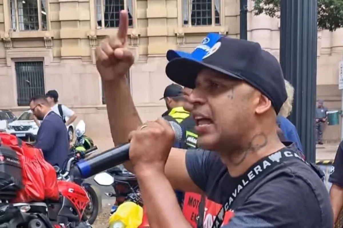JR Freitas, líder do movimento autônomo dos motoboys em São Paulo