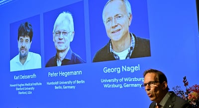 Nobel de Medicina para tres científicos por sus hallazgos sobre cómo la luz activa las células nerviosas