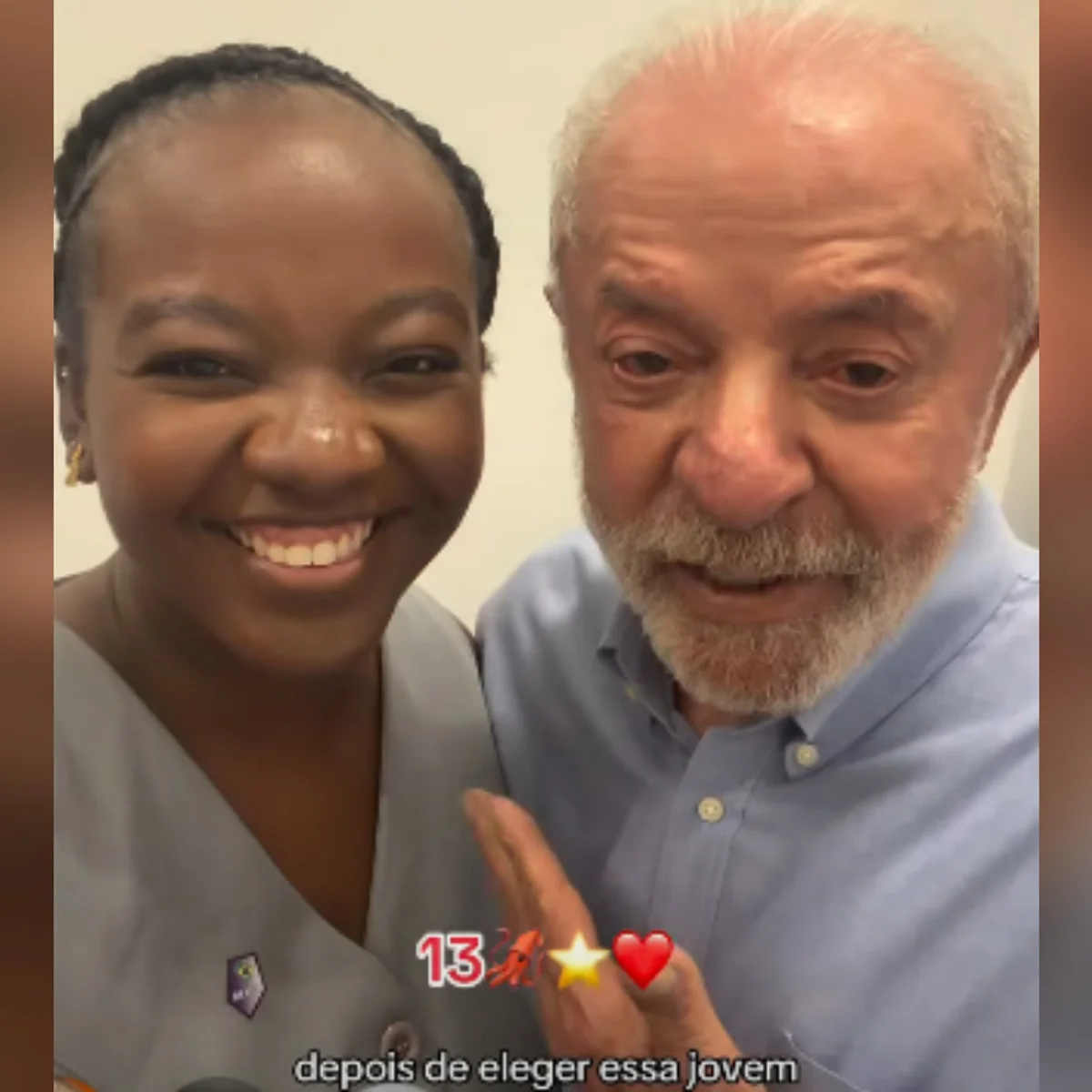 Com Ana Elisa, Lula convoca ofensiva contra bolsonarismo: "Falar na rede"