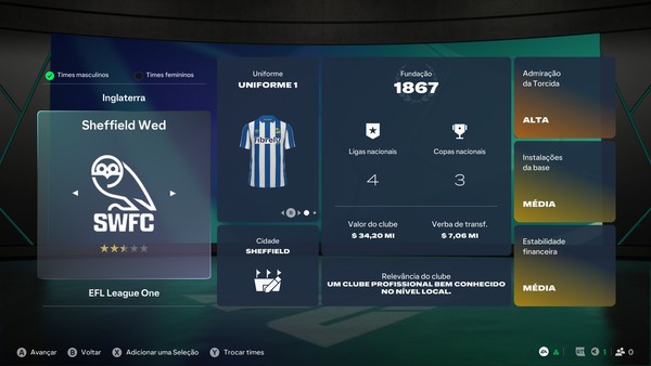 EA FC 27: 10 times para reconstruir e dominar o Modo Carreira