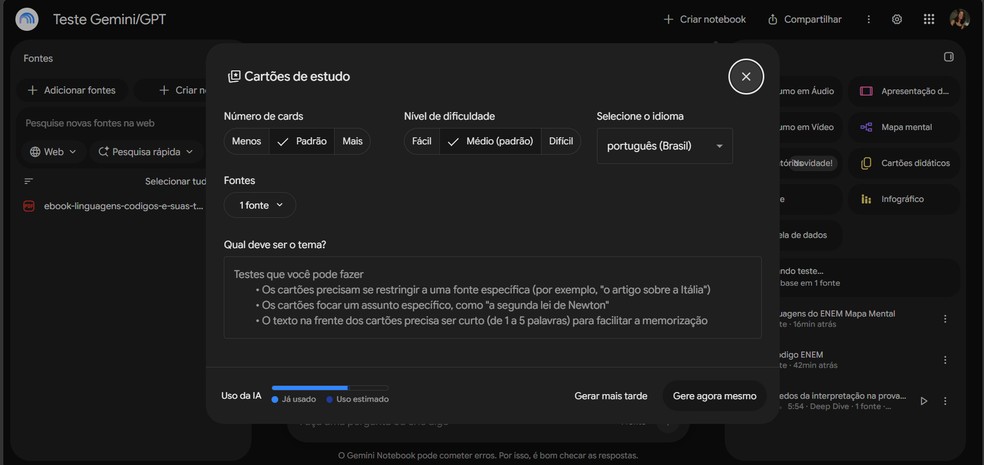 NotebookLM: 7 funções que vão fazer você trocar o ChatGPT pela IA do Google