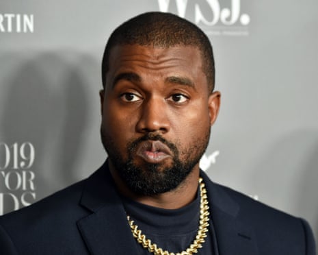 Kanye West on a red carpet