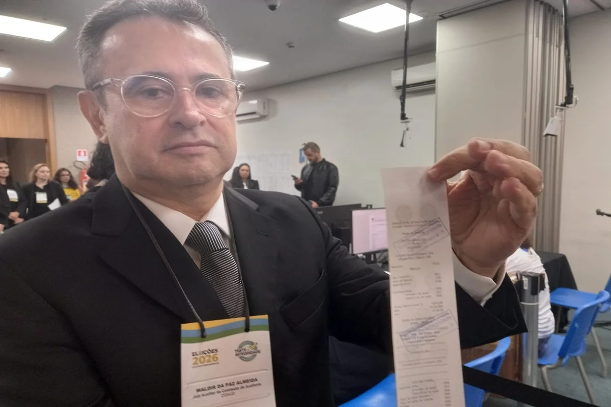 TRE-DF emite zerésima das urnas e prova que não há votos antes da eleição