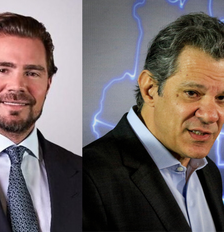 Mensagens mostram que Vorcaro considerava Haddad um dos seus 'maiores opositores', diz jornal Foto: Wikicommons e ALOISIO MAURICIO/FOTOARENA/ESTADÃO CONTEÚDO