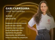 A chef de cozinha Gabi Carregosa está no elenco da nova temporada do MasterChef Profissionais