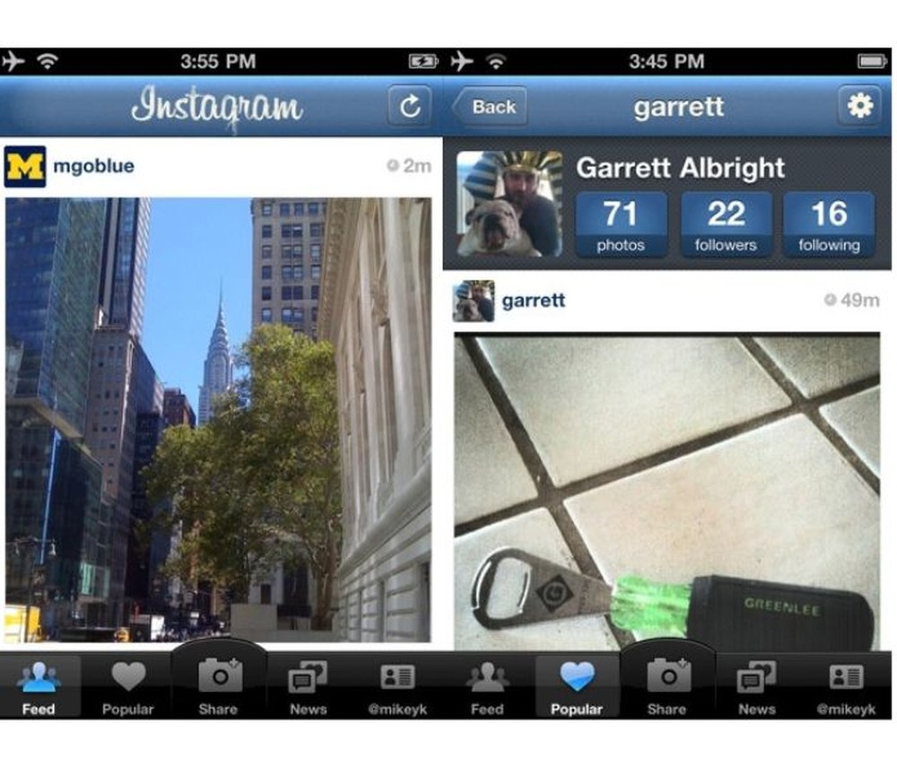 Instagram foi lançado para o iPhone em 2010 — Foto: Reprodução/Web Design Museum