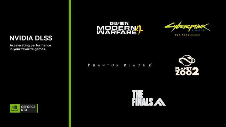 A atualização DLSS de Cyberpunk 2077 lidera a semana da NVIDIA com o lançamento do Modern Warfare 4