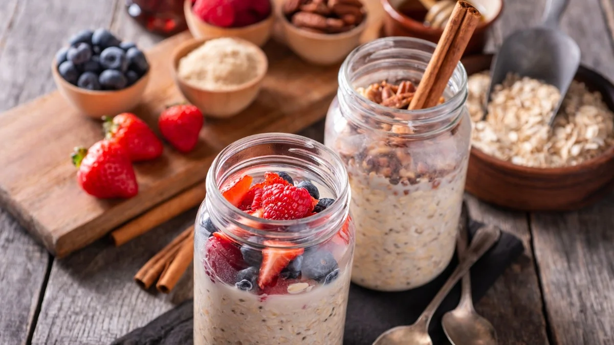 Melhor que pão? Overnight oats é rica em fibras para o café da manhã