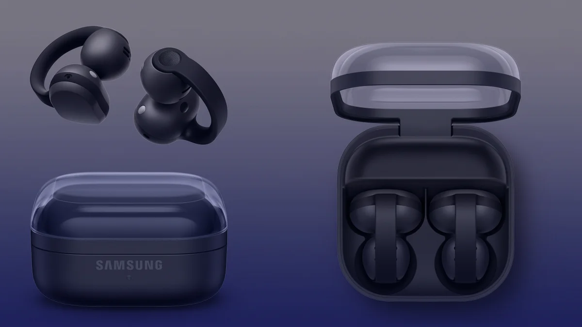 Samsung galaxy buds on