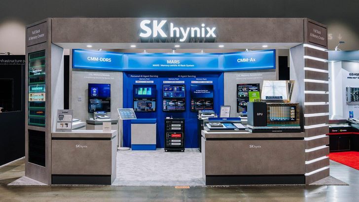 SK hynix's booth at the OCP Global Summit 2026 held in California / Courtesy of SK hynix
