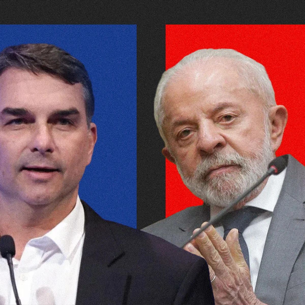 CNT/MDA: no 1° turno, Lula chega a 43,1% e Flávio Bolsonaro, a 38%