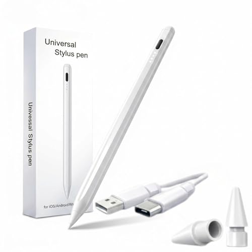 Caneta Touch Universal Stylus Premium Pencil Branca