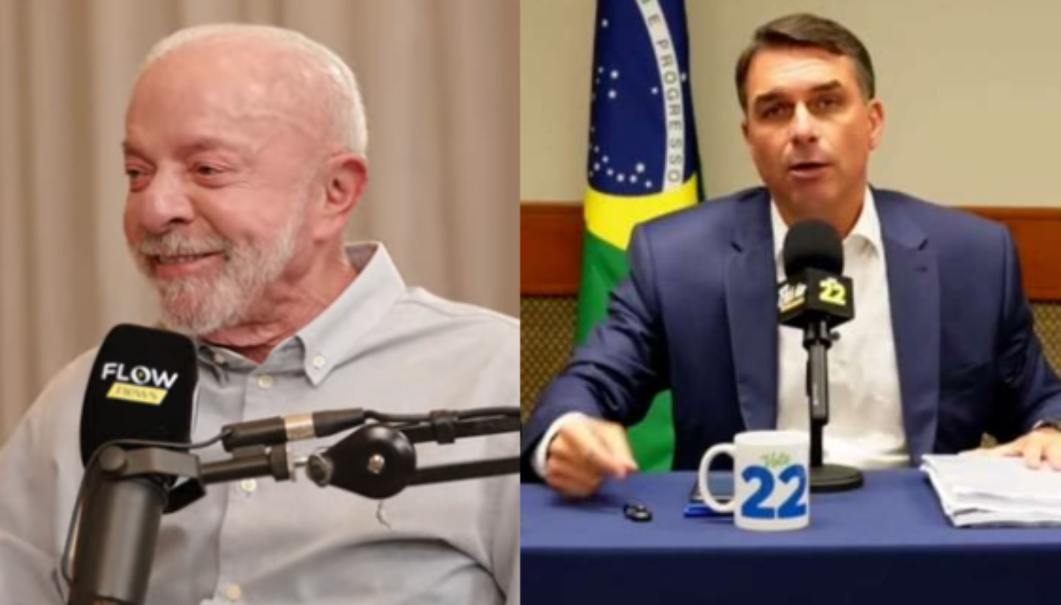 Lula participou de podcast e Fl&aacute;vio de live ap&oacute;s cancelamento de debate