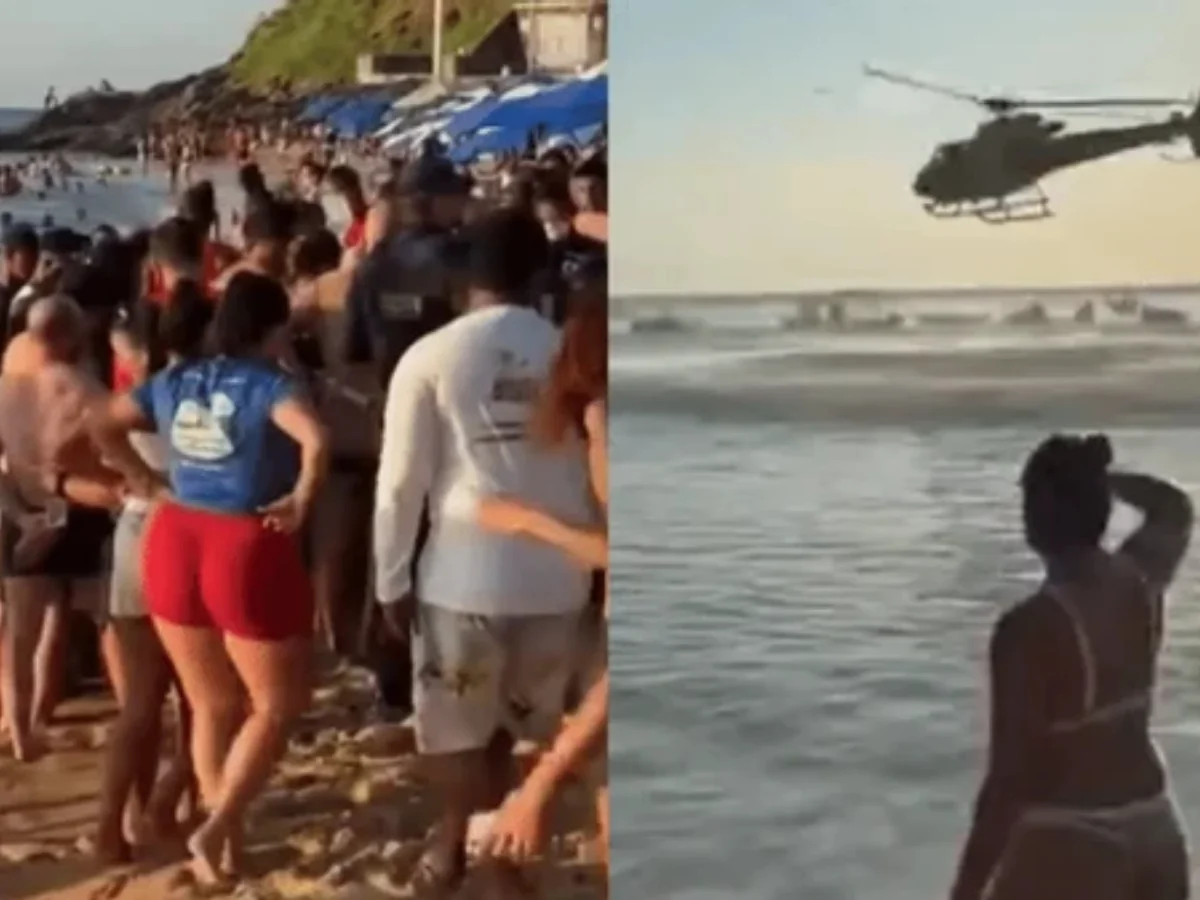 Turista alemão de 66 anos morre após se afogar em praia na Bahia