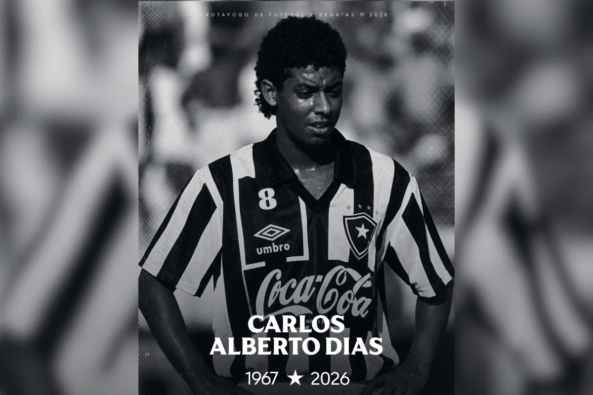 Botafogo lamenta morte de Carlos Alberto Dias, ex-jogador do clube