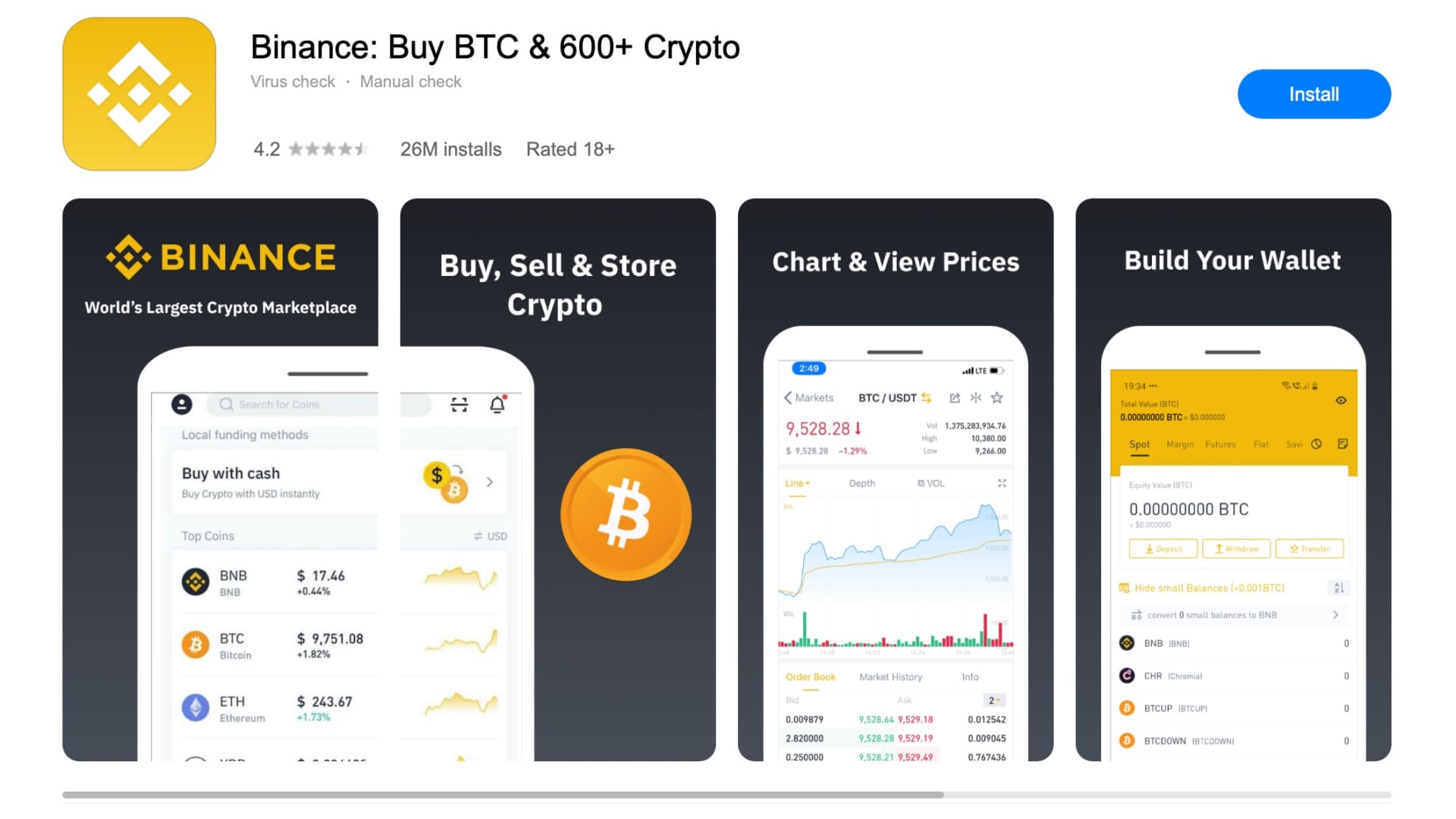 Mais opções para comprar cripto moedas chegam aos telefones da Huawei