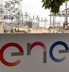 Logo da Enel em uma subestação em São Paulo, Brasil REUTERS/Amanda Perobelli Foto: Reuters