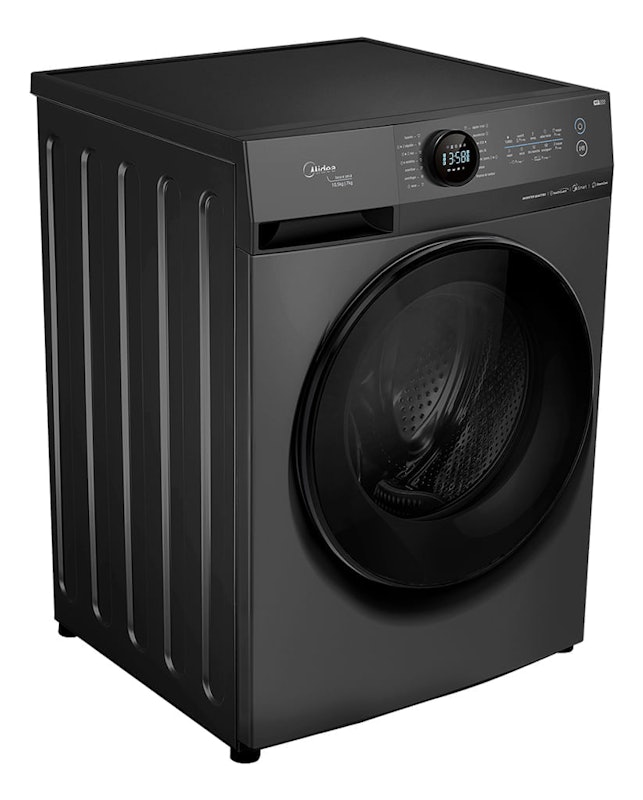 MIDEA ｜ Lava e Seca 10,5 kg Titanium HealthGuard Conectada ｜ MF200D105WB/GK-01