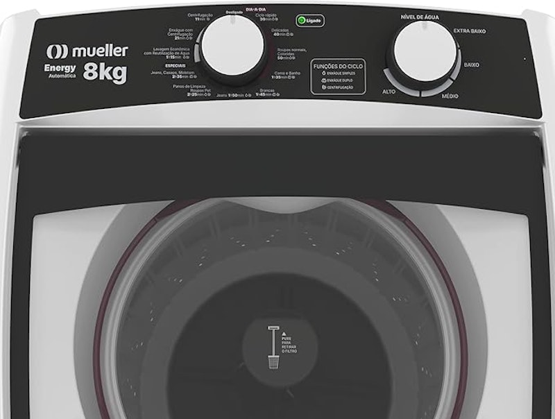 MUELLER ｜ Máquina de Lavar Automática Energy 8 kg  ｜ 600044004