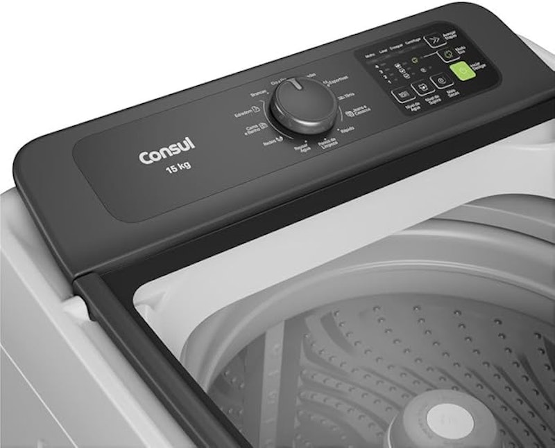 CONSUL ｜ Máquina de Lavar Consul 15 Kg Branca com Modo Eco ｜ CWN15AB